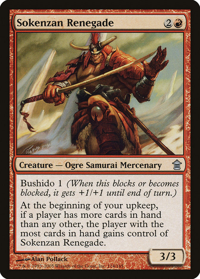 Sokenzan Renegade [Saviors of Kamigawa] | Magic Magpie