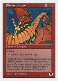 Shivan Dragon (Oversized) [Oversize Cards] | Magic Magpie