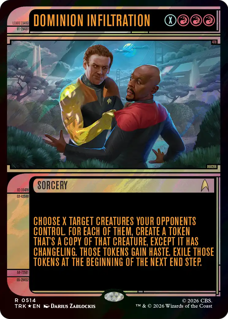 Dominion Infiltration (Showcase) (Surge Foil) [Star Trek] | Magic Magpie
