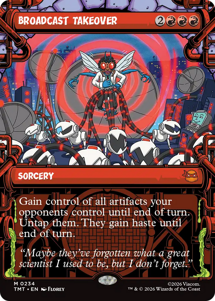 Broadcast Takeover (Showcase) [Teenage Mutant Ninja Turtles] | Magic Magpie