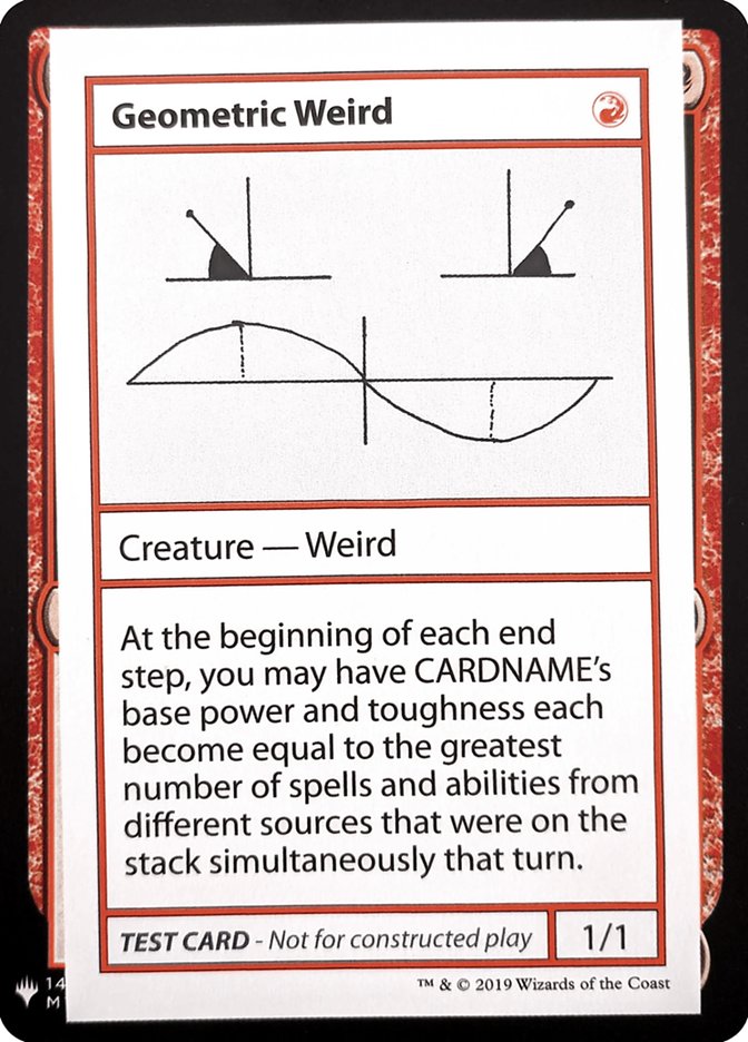 Geometric Weird [Mystery Booster Playtest Cards] | Magic Magpie