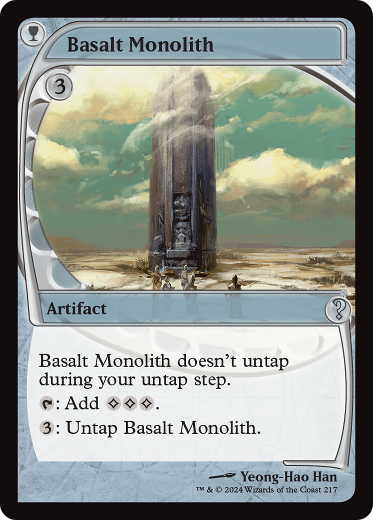 Basalt Monolith (Future Sight) [Mystery Booster 2] | Magic Magpie