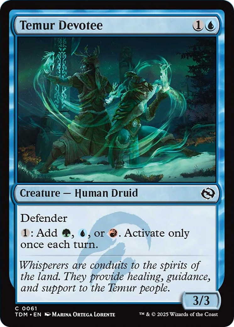 Temur Devotee [Tarkir: Dragonstorm] | Magic Magpie
