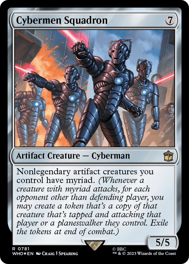 Cybermen Squadron (Surge Foil) [Doctor Who] | Magic Magpie