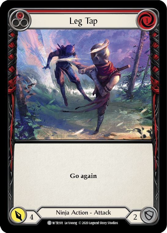 Leg Tap (Red) [U-WTR101] (Welcome to Rathe Unlimited)  Unlimited Normal | Magic Magpie