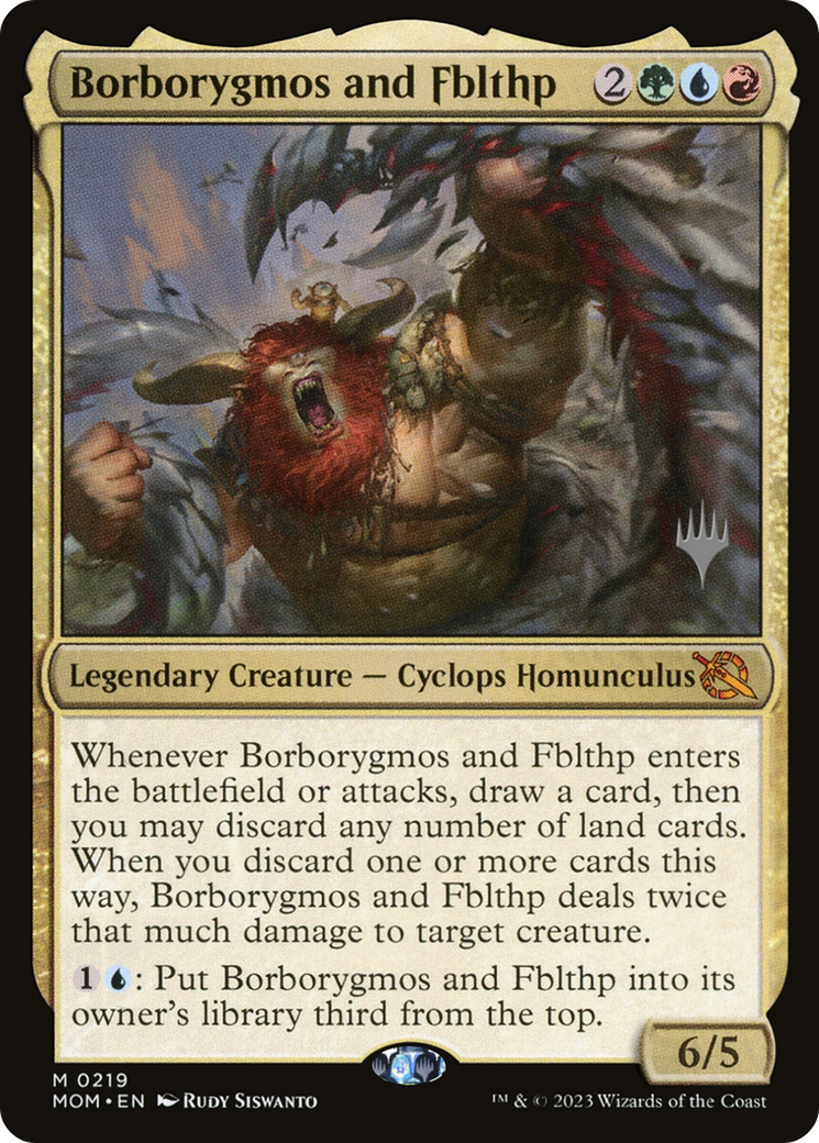 Borborygmos and Fblthp (Promo Pack) [March of the Machine Promos] | Magic Magpie