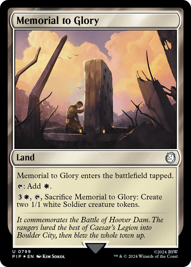 Memorial to Glory (Surge Foil) [Fallout] | Magic Magpie