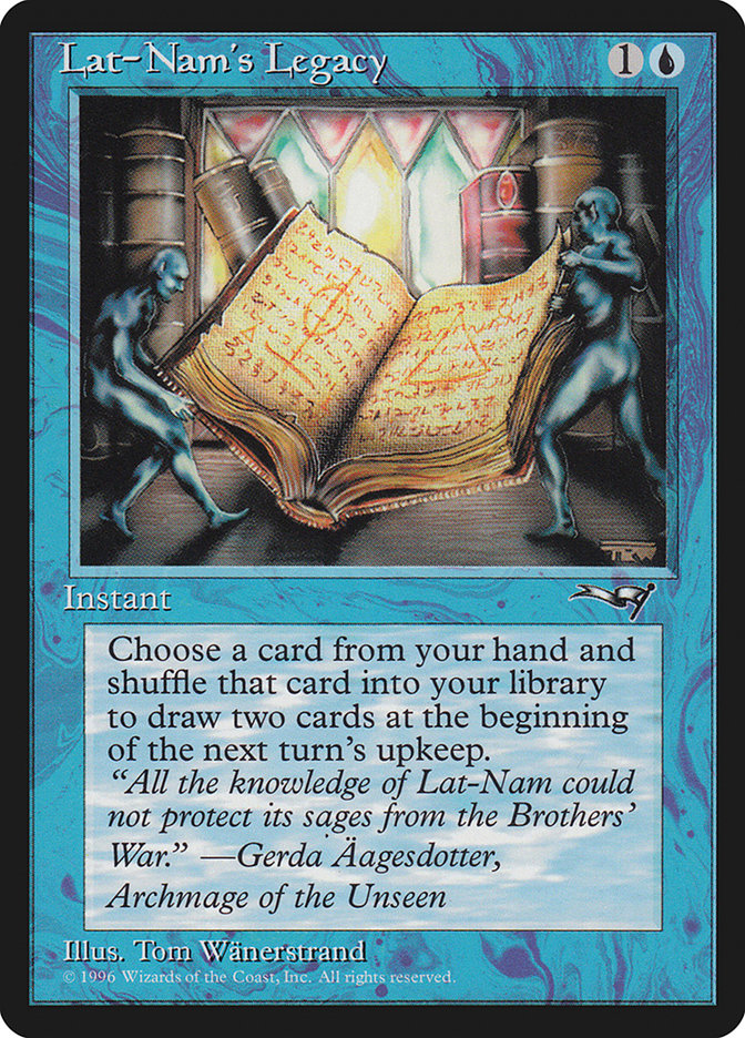 Lat-Nam's Legacy (Open Book) [Alliances] | Magic Magpie