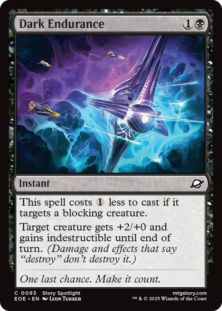 Dark Endurance [Edge of Eternities] | Magic Magpie
