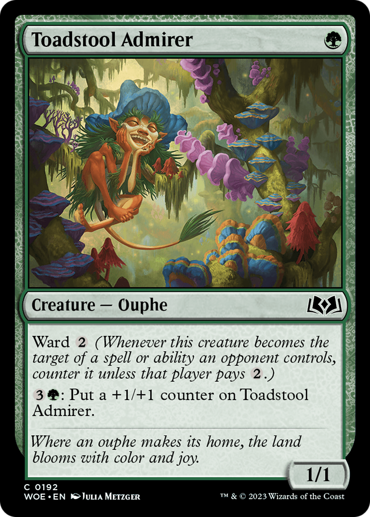 Toadstool Admirer [Wilds of Eldraine] | Magic Magpie