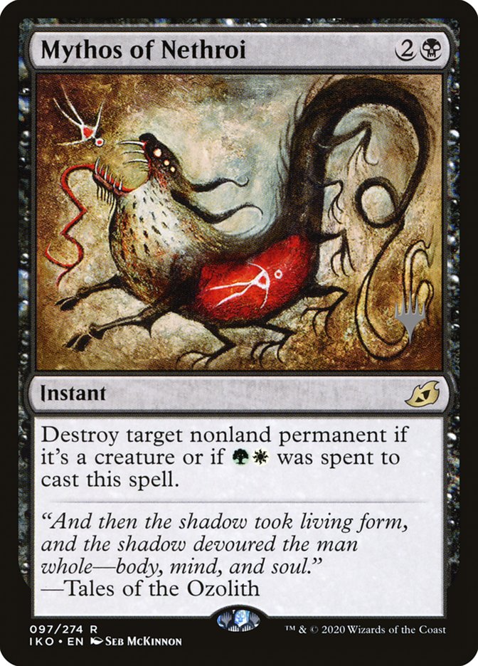 Mythos of Nethroi (Promo Pack) [Ikoria: Lair of Behemoths Promos] | Magic Magpie
