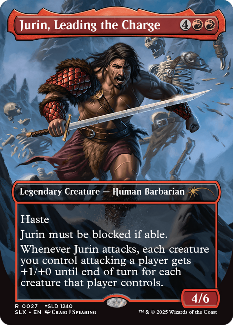 Jurin, Leading the Charge [Secret Lair: Universes Within] | Magic Magpie