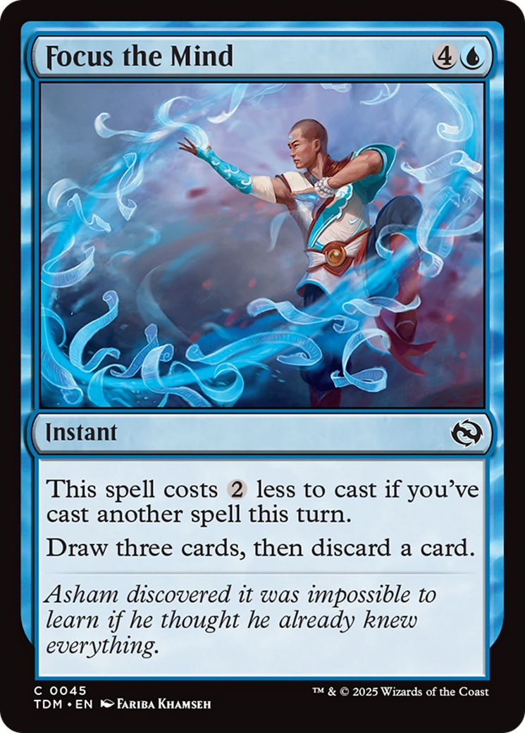 Focus the Mind [Tarkir: Dragonstorm] | Magic Magpie