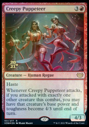 Creepy Puppeteer [Innistrad: Crimson Vow Prerelease Promos] | Magic Magpie