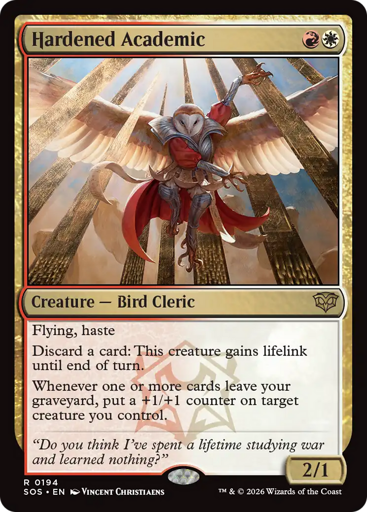 Hardened Academic [Secrets of Strixhaven] | Magic Magpie