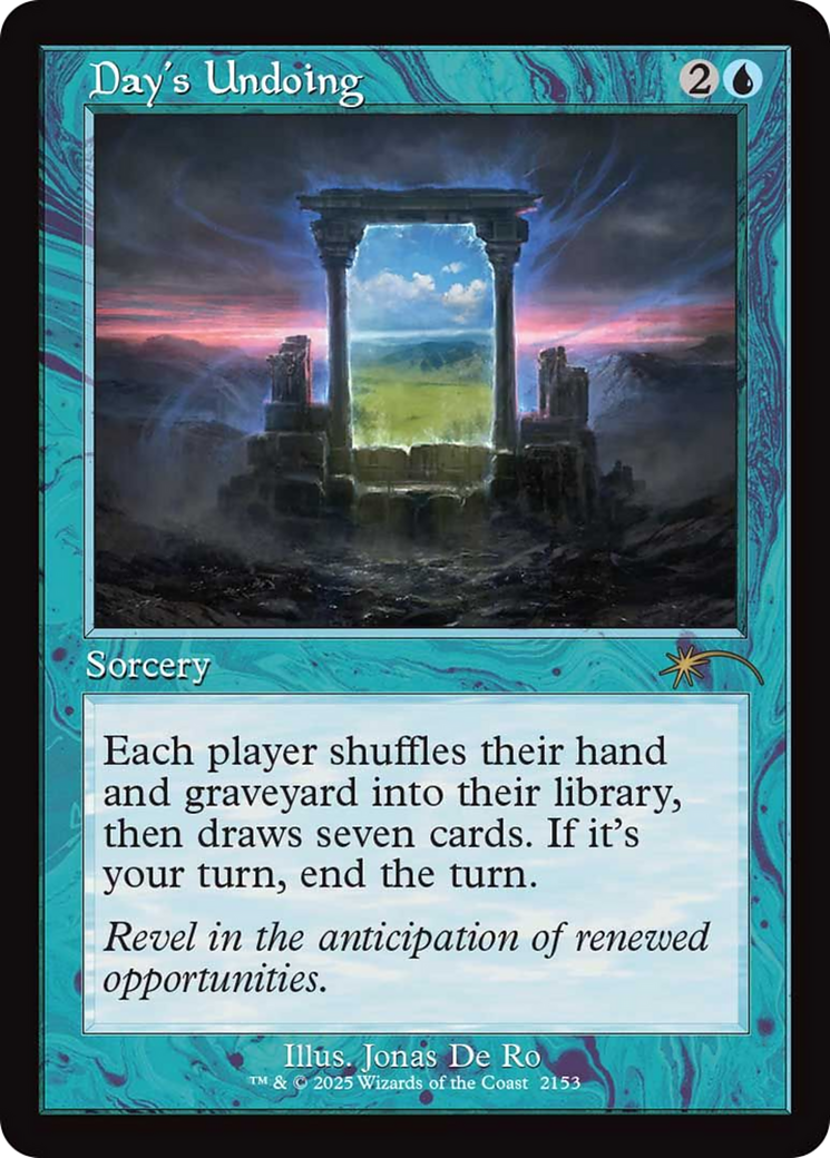 Day's Undoing (Retro Frame) [Secret Lair Drop Series] | Magic Magpie