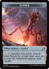 Robot // Lander (0007) Double-Sided Token [Edge of Eternities Tokens] | Magic Magpie