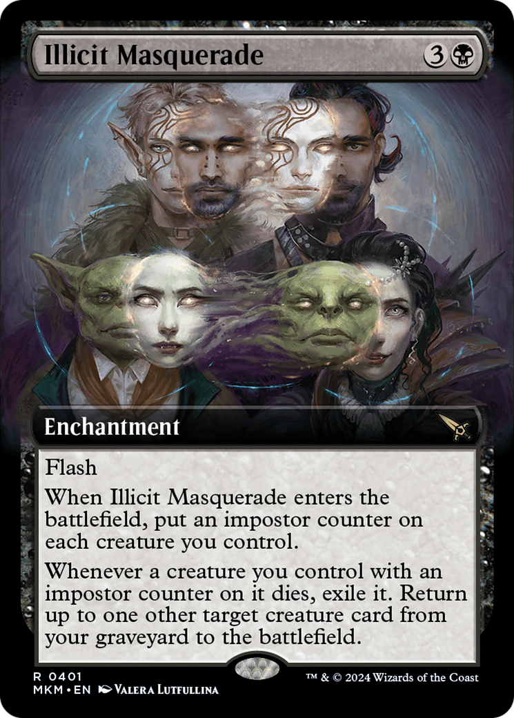 Illicit Masquerade (Extended Art) [Murders at Karlov Manor] | Magic Magpie