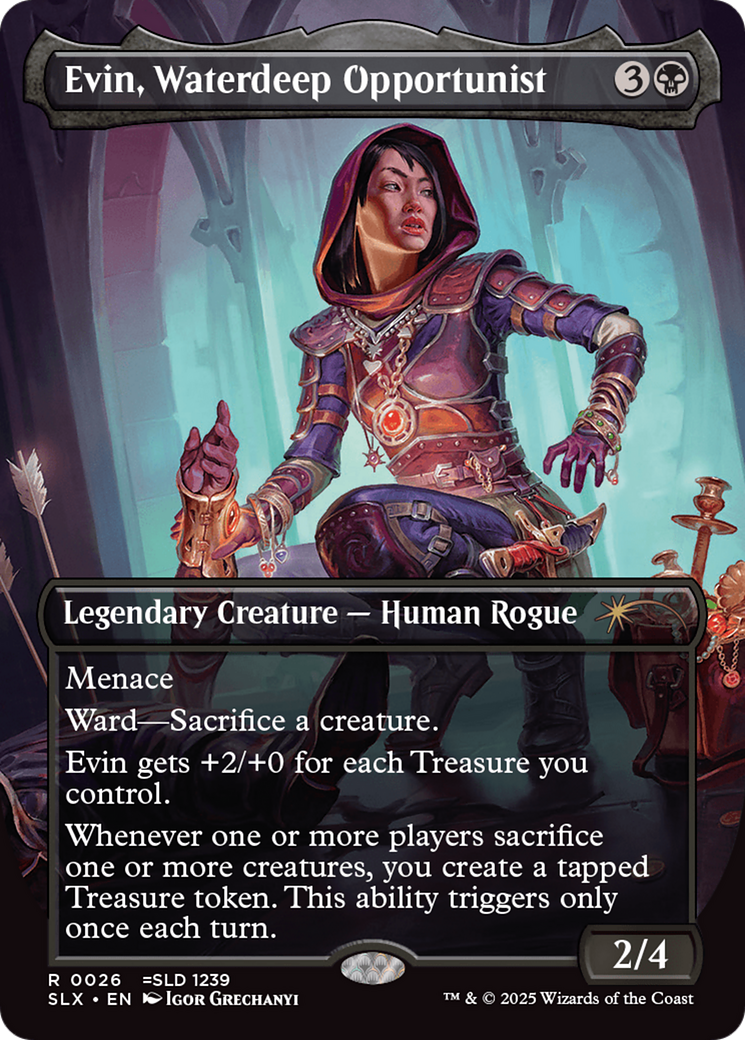Evin, Waterdeep Opportunist [Secret Lair: Universes Within] | Magic Magpie