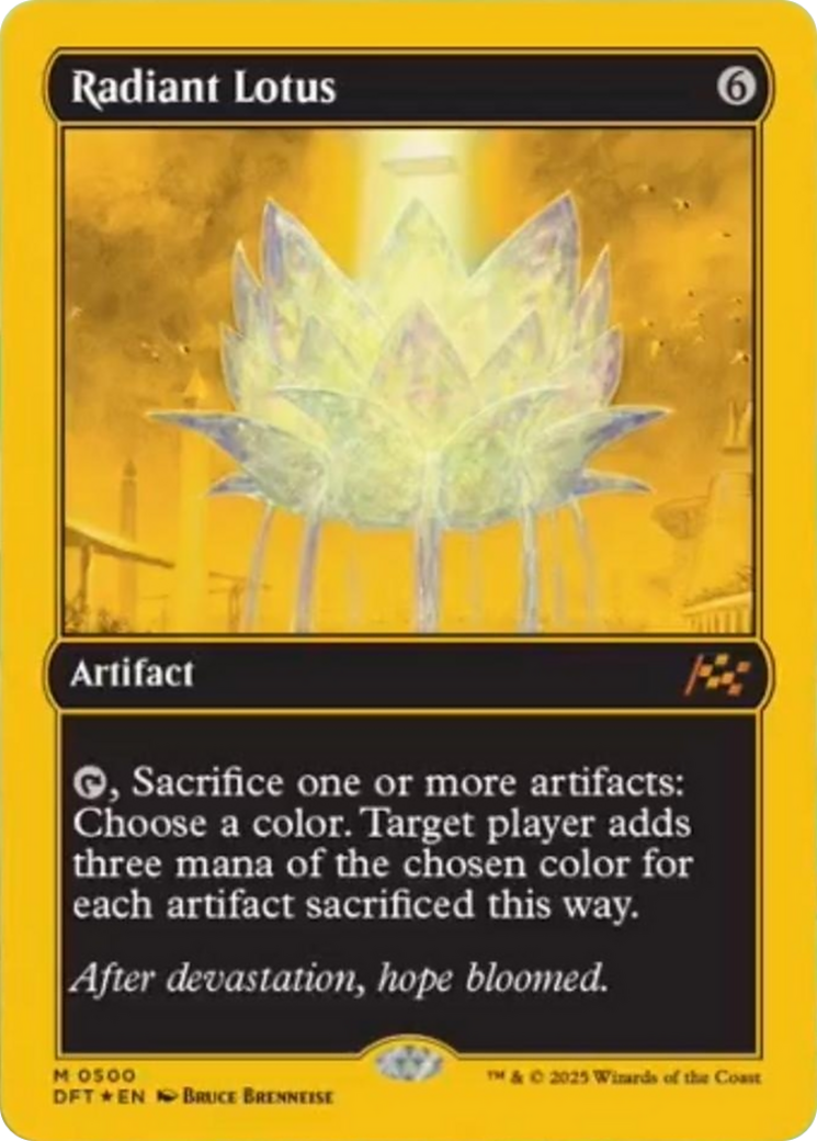 Radiant Lotus (First-Place Foil) [Aetherdrift] | Magic Magpie