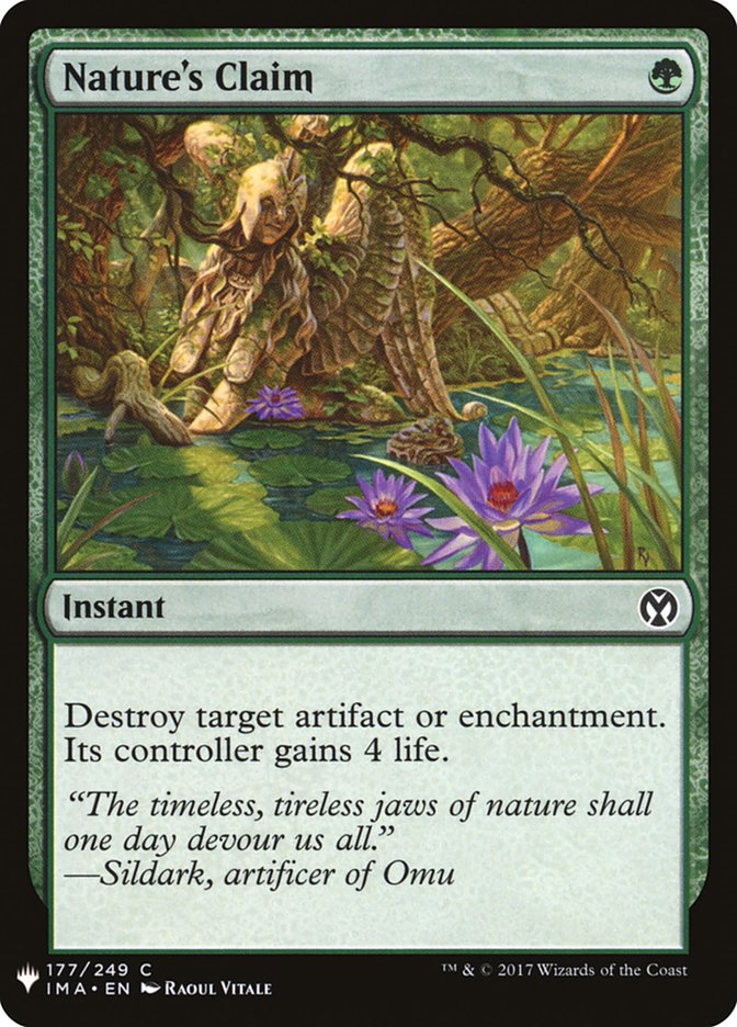 Nature's Claim [Mystery Booster] | Magic Magpie