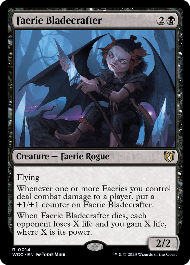 Faerie Bladecrafter [Wilds of Eldraine Commander] | Magic Magpie