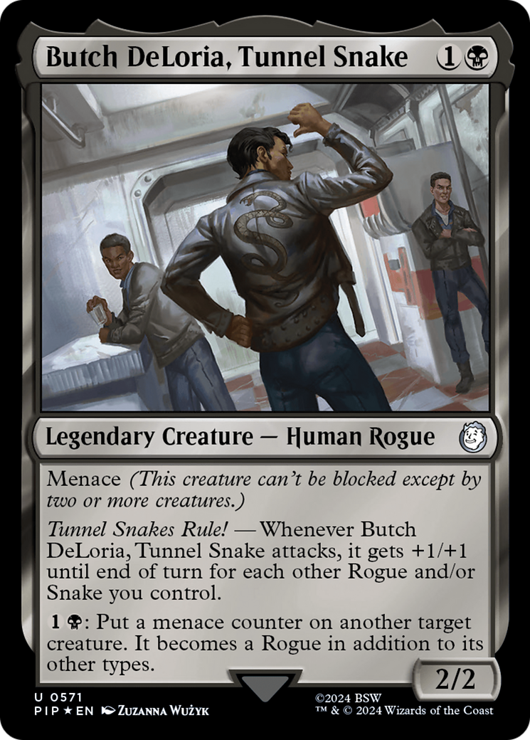 Butch DeLoria, Tunnel Snake (Surge Foil) [Fallout] | Magic Magpie