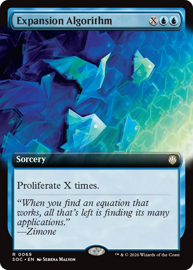 Expansion Algorithm (Extended Art) [Secrets of Strixhaven Commander] | Magic Magpie