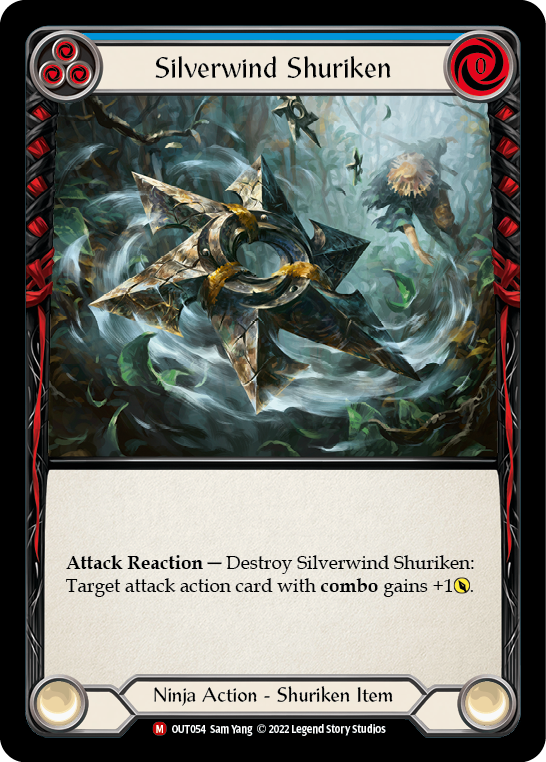 Silverwind Shuriken [OUT054] (Outsiders)  Cold Foil | Magic Magpie