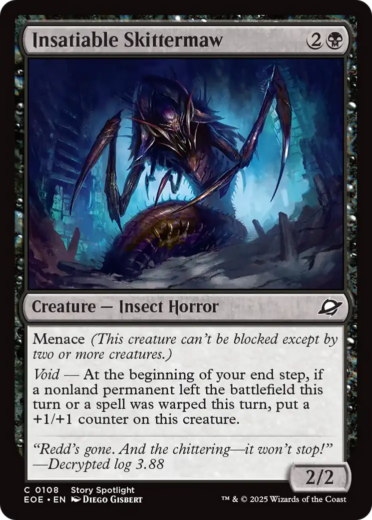 Insatiable Skittermaw [Edge of Eternities] | Magic Magpie