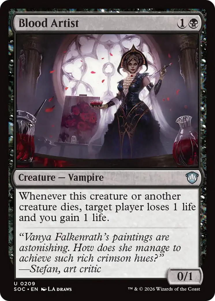 Blood Artist [Secrets of Strixhaven Commander] | Magic Magpie