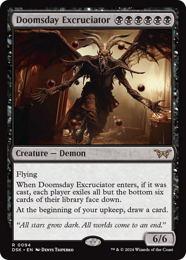 Doomsday Excruciator [Duskmourn: House of Horror] | Magic Magpie