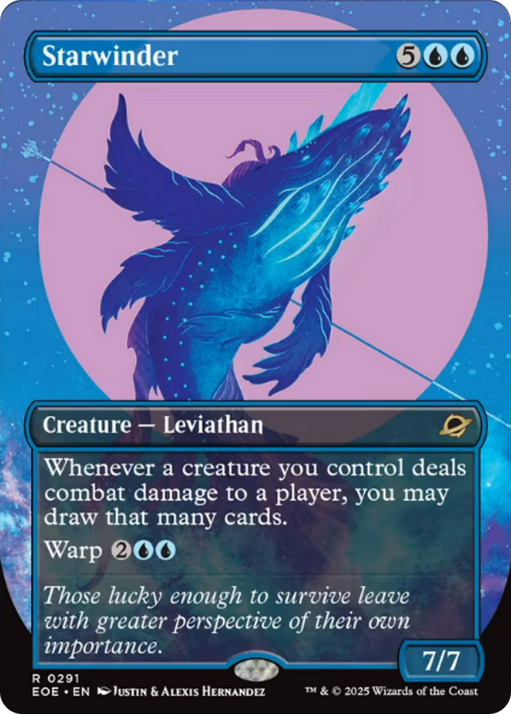 Starwinder (0291) (Borderless) [Edge of Eternities] | Magic Magpie