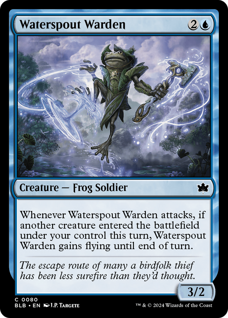 Waterspout Warden [Bloomburrow] | Magic Magpie