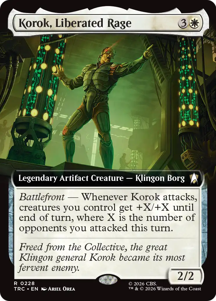 Korok, Liberated Rage (Extended Art) [Star Trek Commander] | Magic Magpie