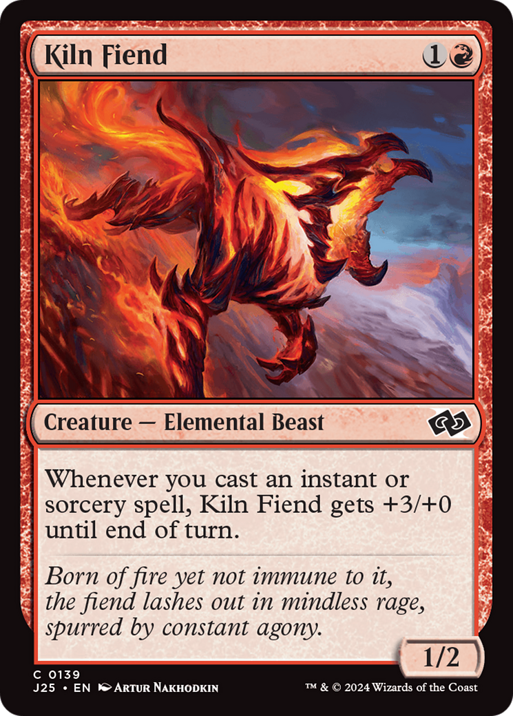 Kiln Fiend [Foundations Jumpstart] | Magic Magpie