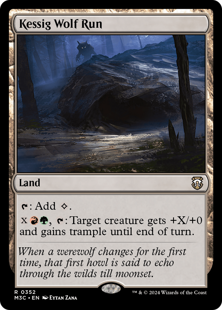 Kessig Wolf Run (Ripple Foil) [Modern Horizons 3 Commander] | Magic Magpie