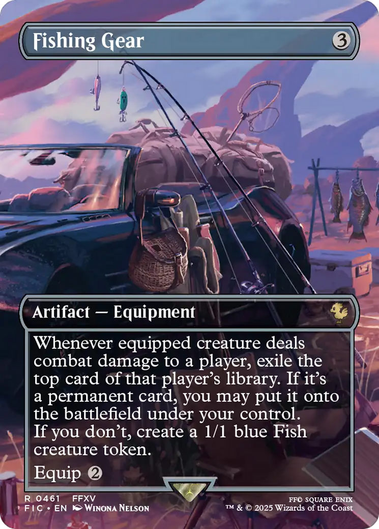 Fishing Gear (Borderless) [FINAL FANTASY Commander] | Magic Magpie
