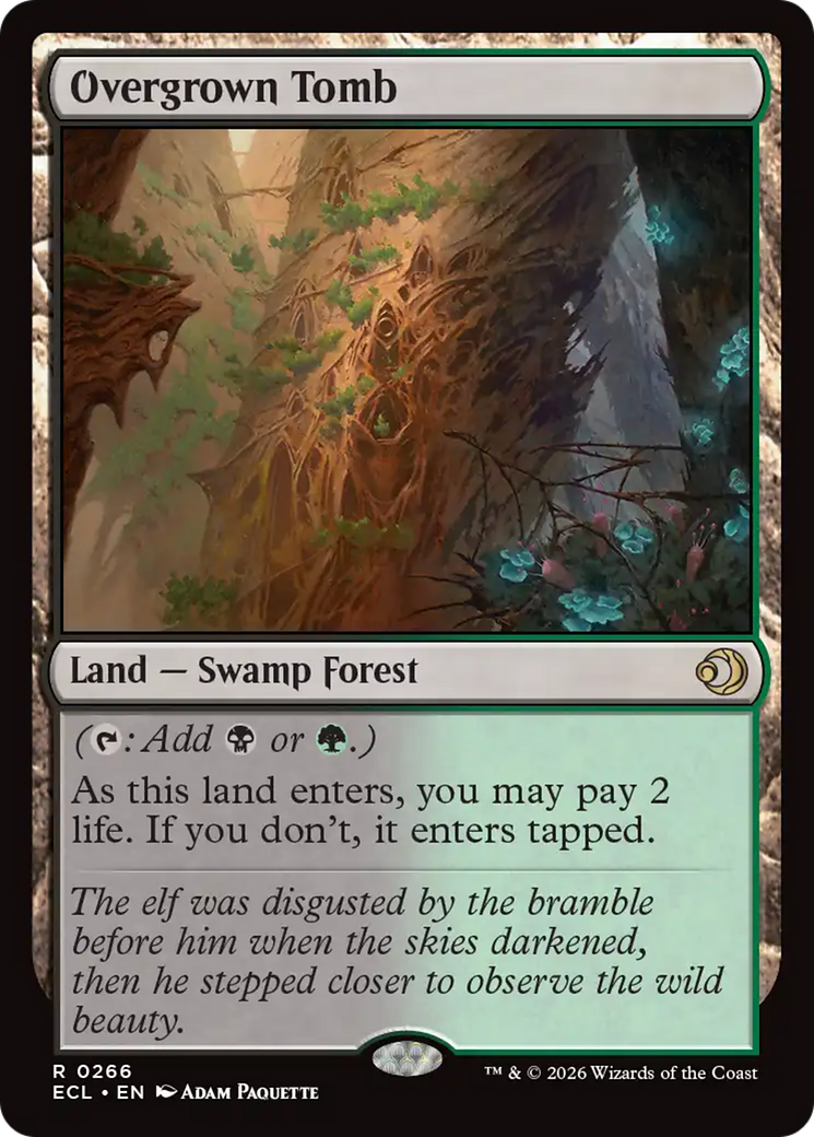 Overgrown Tomb [Lorwyn Eclipsed] | Magic Magpie