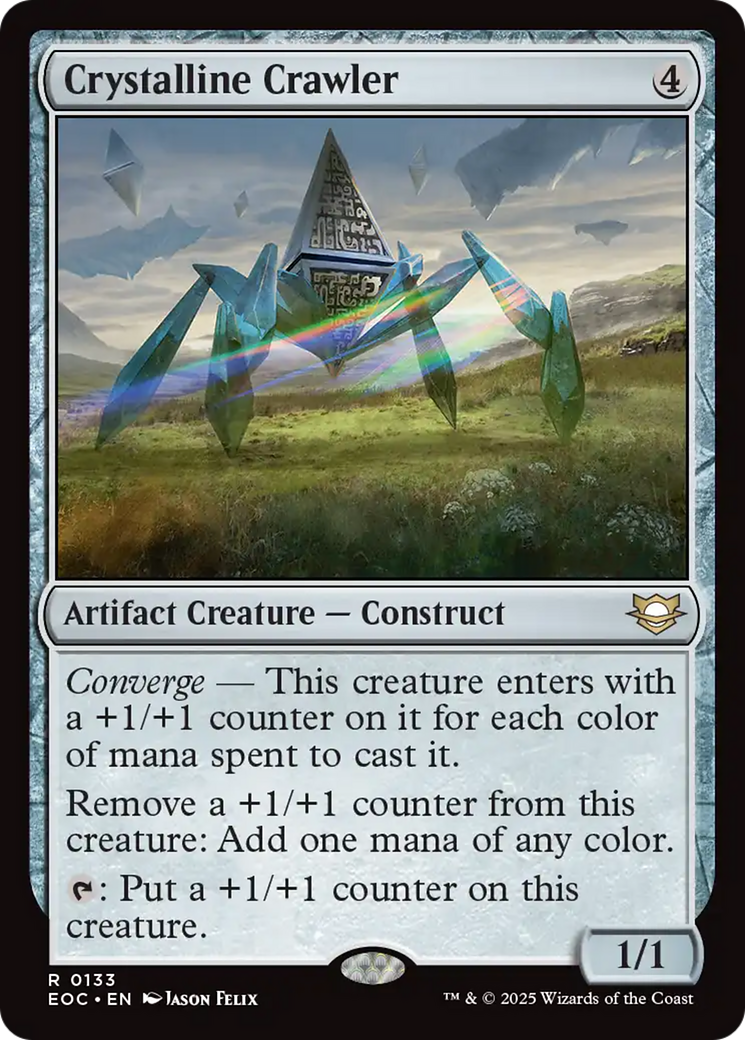 Crystalline Crawler [Edge of Eternities Commander] | Magic Magpie