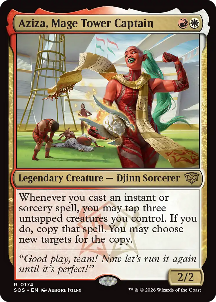 Aziza, Mage Tower Captain [Secrets of Strixhaven] | Magic Magpie