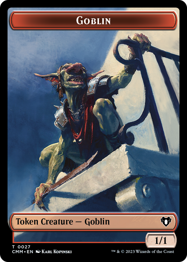 Goblin Token [Commander Masters Tokens] | Magic Magpie