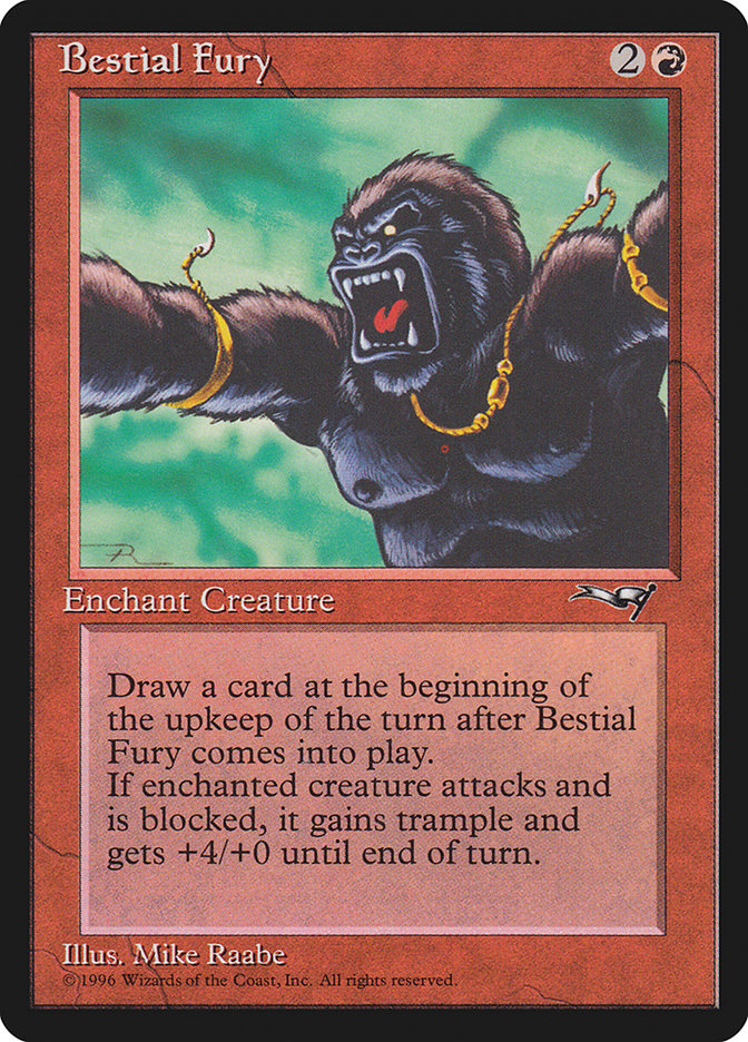 Bestial Fury (Looking Left) [Alliances] | Magic Magpie