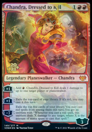 Chandra, Dressed to Kill [Innistrad: Crimson Vow Prerelease Promos] | Magic Magpie