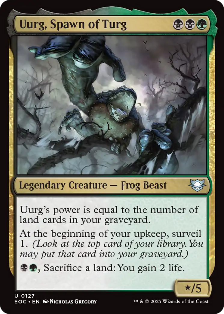 Uurg, Spawn of Turg [Edge of Eternities Commander] | Magic Magpie