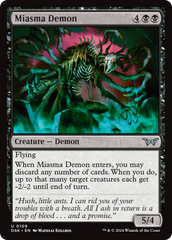 Miasma Demon [Duskmourn: House of Horror] | Magic Magpie