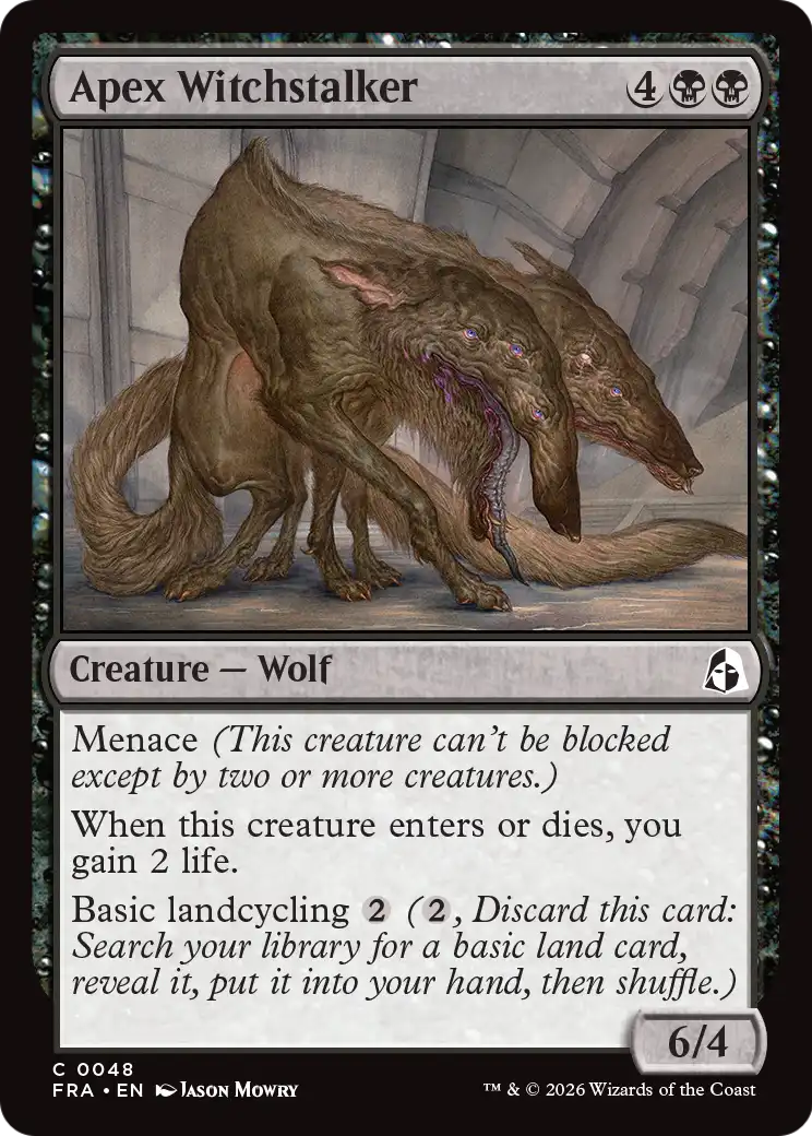 Apex Witchstalker [Reality Fracture] | Magic Magpie