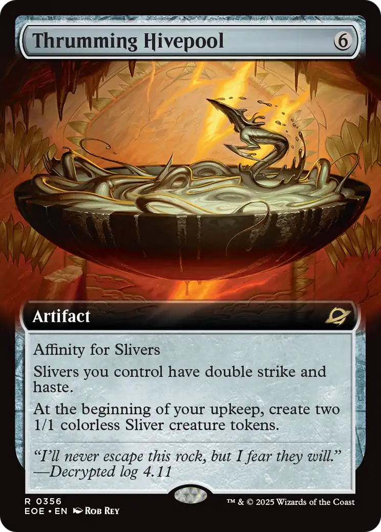Thrumming Hivepool (Extended Art) [Edge of Eternities] | Magic Magpie