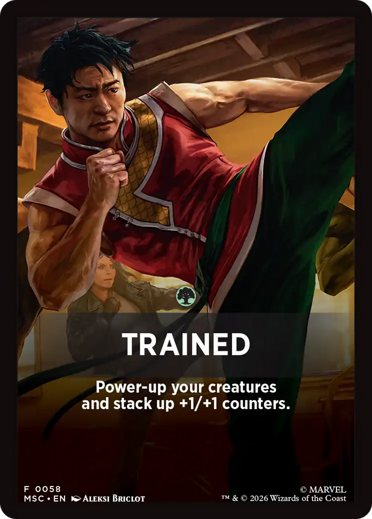 Trained Theme Card [Marvel Super Heroes Commander] | Magic Magpie