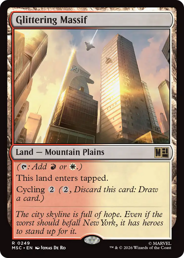 Glittering Massif [Marvel Super Heroes Commander] | Magic Magpie